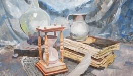 НАТЮРМОРТ СО СТАРИННЫМИ КНИГАМИ